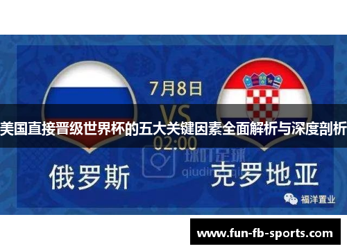 美国直接晋级世界杯的五大关键因素全面解析与深度剖析